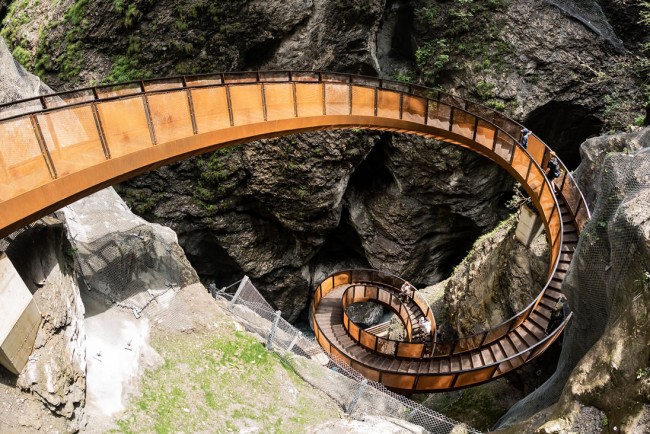 Liechtensteinklamm, Helixtreppe © TVB St. Johann im Pongau