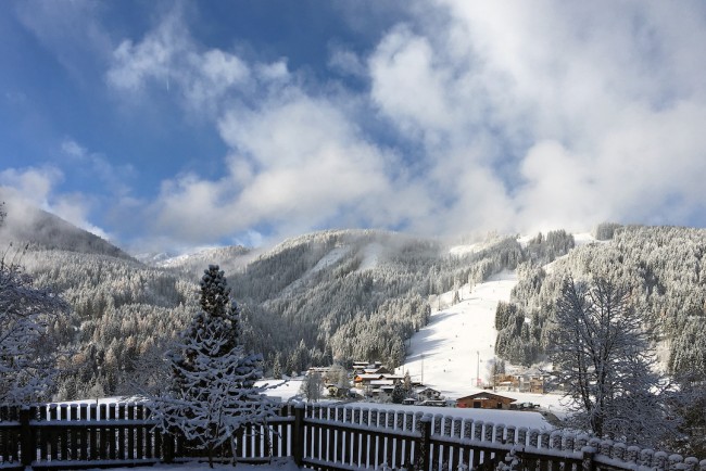 Blick auf die Weltcupstrecke