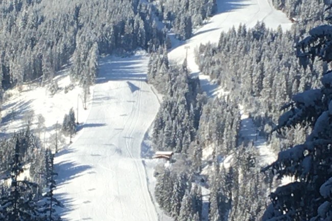 Weltcup-Slalom-Piste