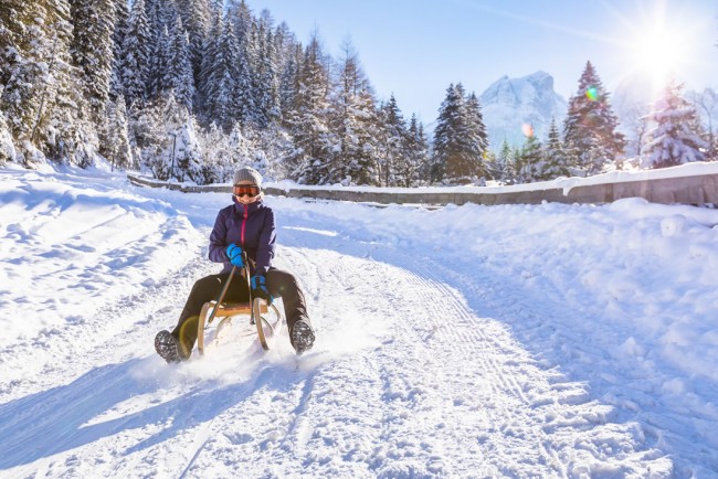Rodeln in Flachau © Shutterstock