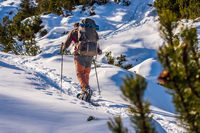 Winterwandern, Skitouren und Schneeschuhwandern in Flachau © Shutterstock